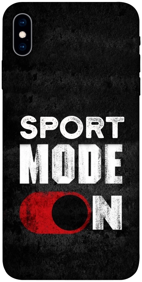 Чехол Sport mode on для iPhone X