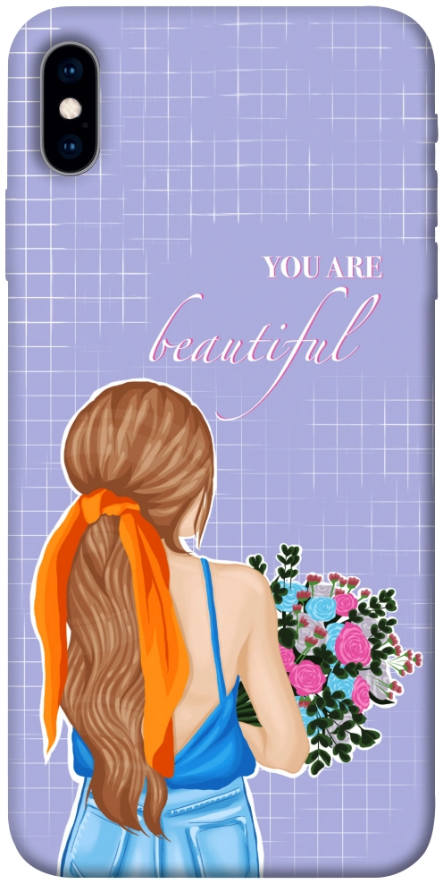 Чехол You are beautiful для iPhone X