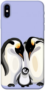 Чехол Penguin family для iPhone X