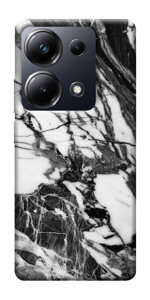 Чохол Calacatta black marble для Xiaomi Poco M6