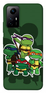 Чехол Green turtles для Xiaomi Redmi Note 12S