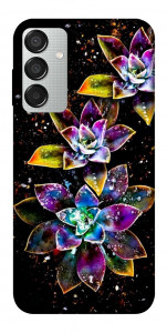 Чехол Flowers on black для Galaxy M15 5G