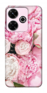 Чехол Pink peonies для Xiaomi Poco M6 4G