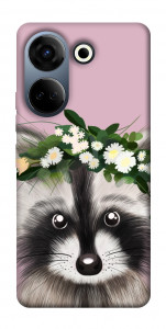 Чохол Raccoon in flowers для TECNO Camon 20 Pro (CK7n)