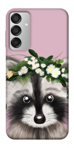 Чохол Raccoon in flowers для Galaxy M15 5G