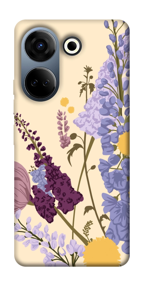 Чохол Flowers art для TECNO Camon 20 Pro (CK7n)