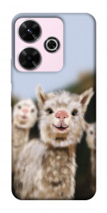 Чехол Funny llamas для Xiaomi Poco M6 4G