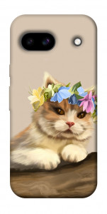 Чехол Cat in flowers для Google Pixel 8a