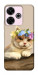 Чохол Cat in flowers для Xiaomi Redmi 13 4G