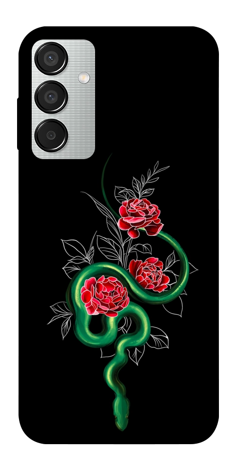 Чохол Snake in flowers для Galaxy M15 5G