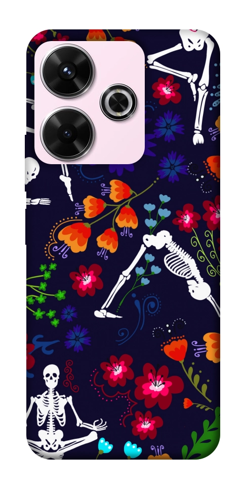 Чохол Yoga skeletons для Xiaomi Redmi 13 4G