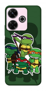 Чохол Green turtles для Xiaomi Poco M6 4G