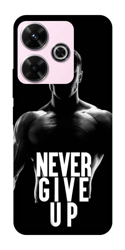 Чохол Never give up для Xiaomi Redmi 13 4G