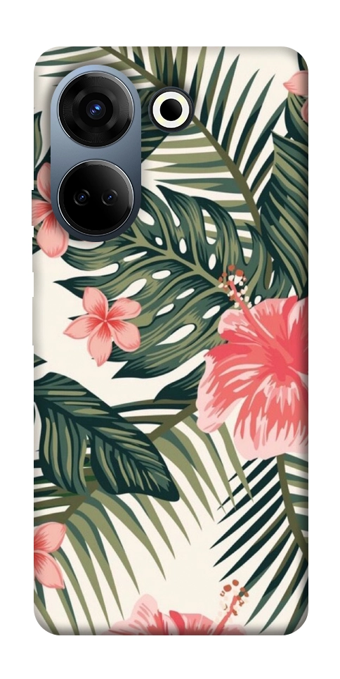 Чохол Tropic flowers для TECNO Camon 20 Pro (CK7n)