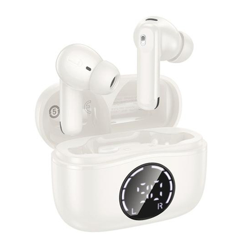 Беспроводные TWS наушники Hoco EQ22 Singer ANC+ENC (Cloudy white)