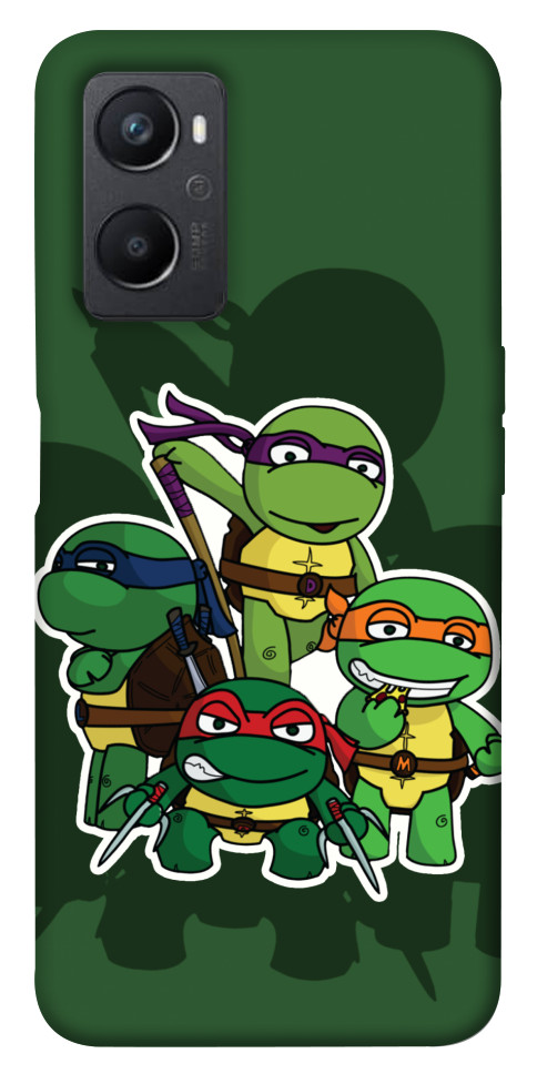 Чехол Green turtles для Oppo A96