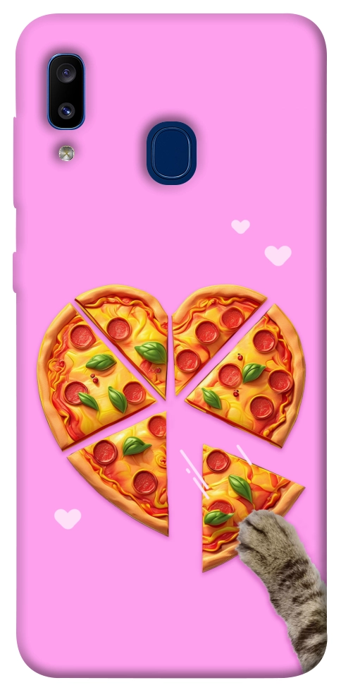 Чохол Pizza Love для Galaxy A20 (2019)