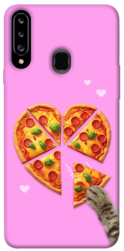 Чехол Pizza Love для Galaxy A20s (2019)