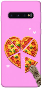 Чохол Pizza Love для Galaxy S10 (2019)