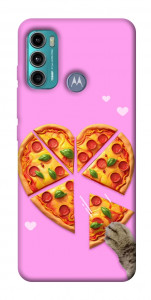 Чохол Pizza Love для Motorola Moto G60