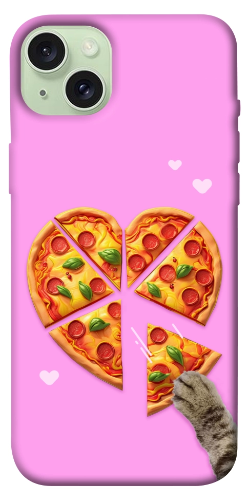 Чехол Pizza Love для iPhone 15 Plus