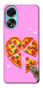 Чохол Pizza Love для Oppo A78 4G