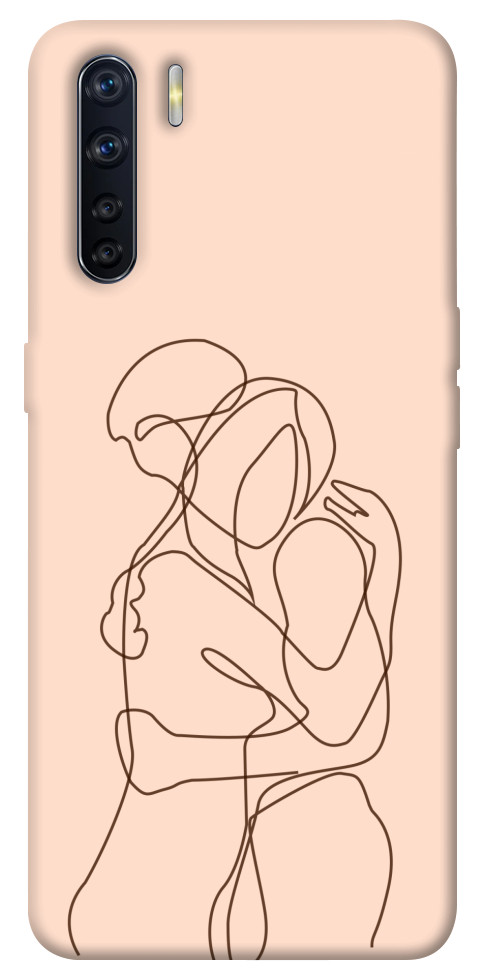 Чохол Couple line для Oppo A91