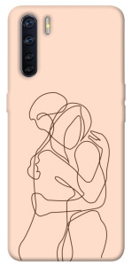 Чехол Couple line для Oppo A91