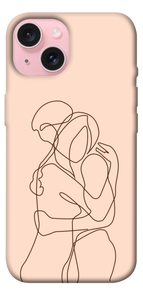 Чохол Couple line для iPhone 15