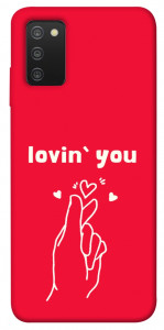 Чехол Loving you для Galaxy A03s