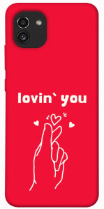 Чохол Loving you для Galaxy A03