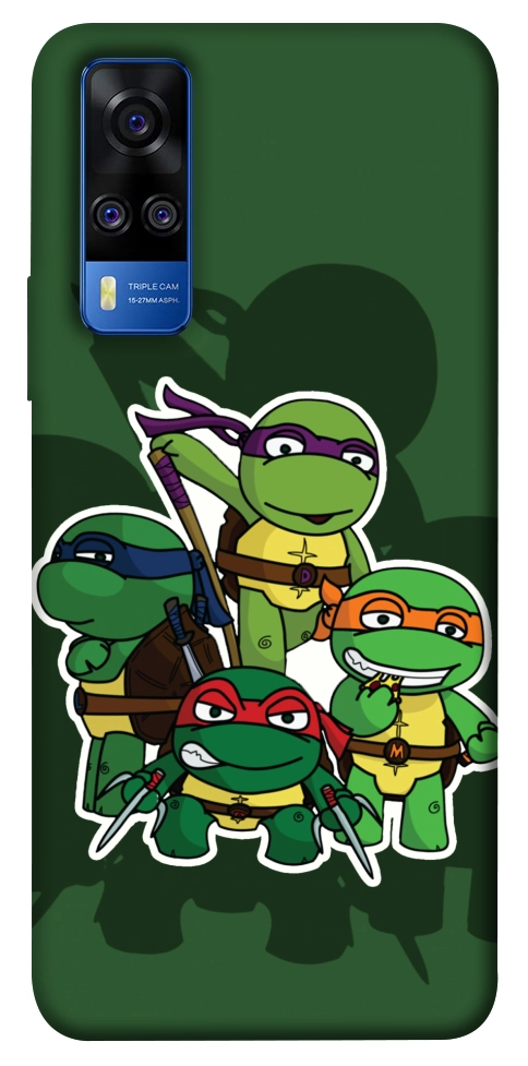 Чехол Green turtles для Vivo Y51a