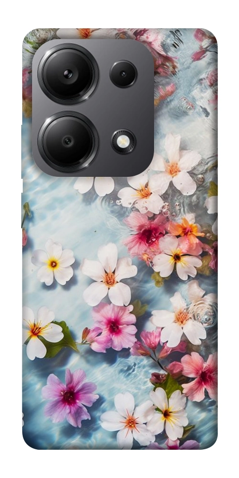 Чехол Floating flowers для Xiaomi Redmi Note 13 Pro 5G