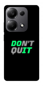 Чехол Don't quit для Xiaomi Redmi Note 13 Pro 5G