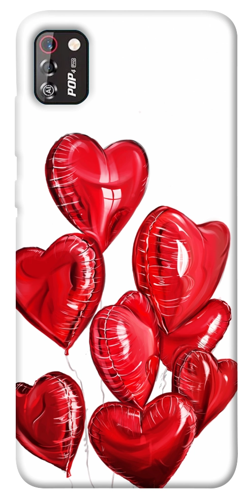 Чехол Heart balloons для TECNO POP 4 Pro