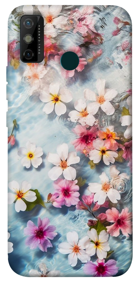 Чохол Floating flowers для TECNO Spark 6 Go