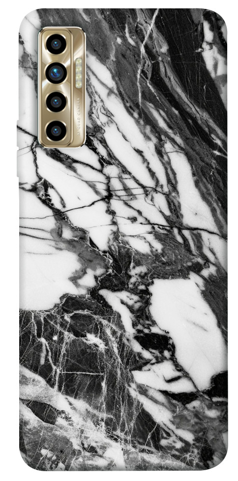 Чохол Calacatta black marble для TECNO Camon 17P