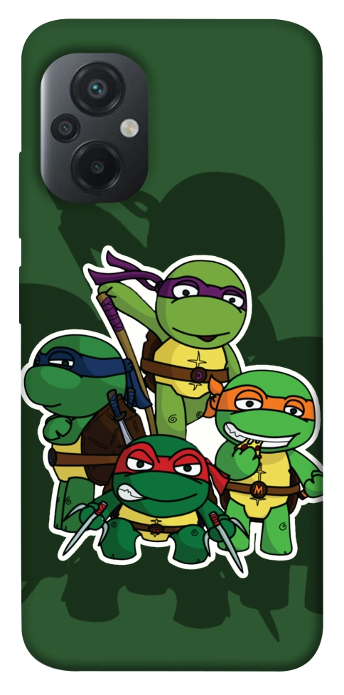 Чехол Green turtles для Xiaomi Poco M5