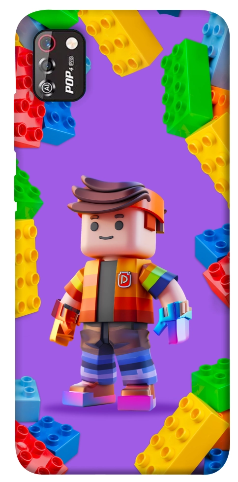 Чехол Colorful constructor для TECNO POP 4 Pro