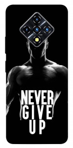 Чехол Never give up для Infinix Zero 8