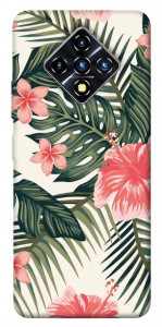 Чехол Tropic flowers для Infinix Zero 8