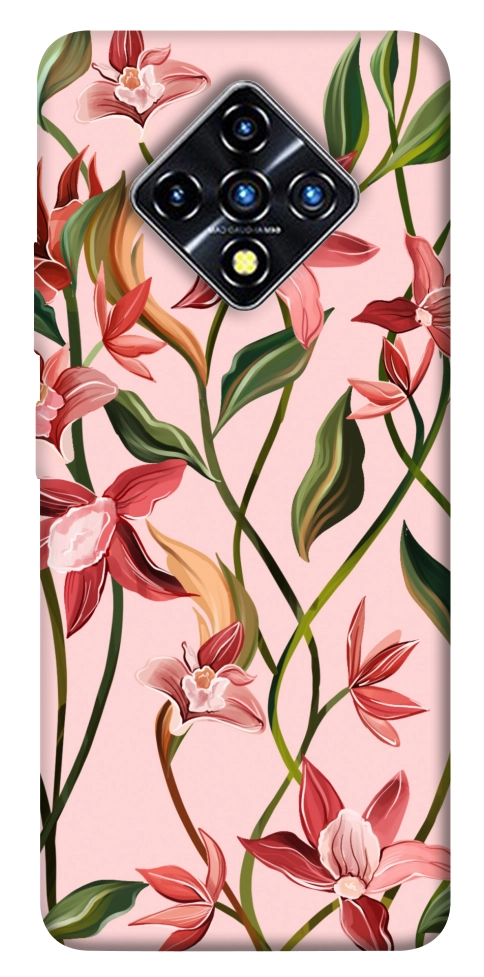 Чехол Floral motifs для Infinix Zero 8