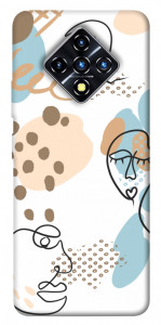 Чехол Face pattern для Infinix Zero 8