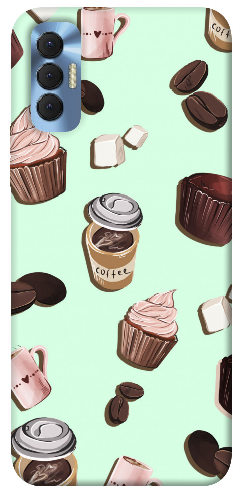 Чехол Coffee and sweets для TECNO Spark 8P