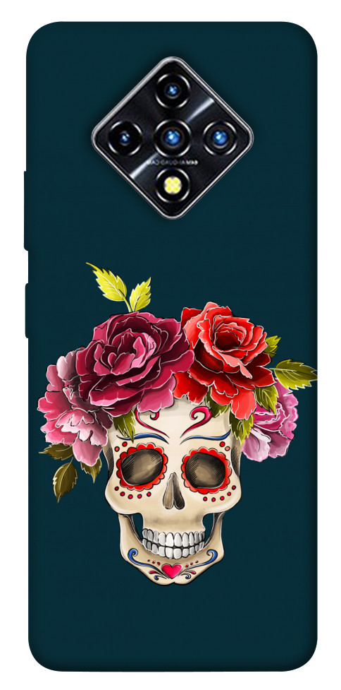 Чохол Flower skull для Infinix Zero 8