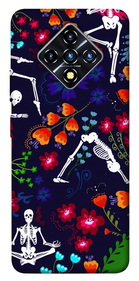 Чехол Yoga skeletons для Infinix Zero 8