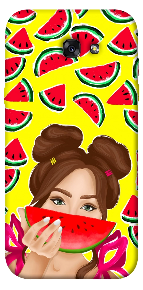 Чехол Watermelon girl для Galaxy A7 (2017)