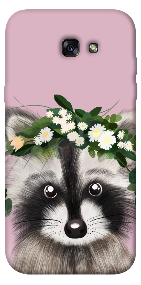 Чохол Raccoon in flowers для Galaxy A7 (2017)