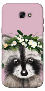 Чехол Raccoon in flowers для Galaxy A7 (2017)