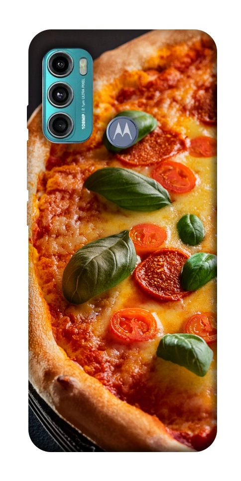 Чохол Піца з салямі для Motorola Moto G60